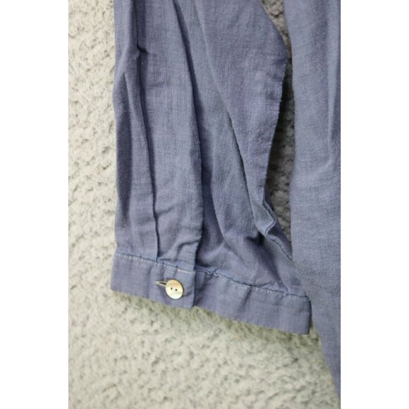 J.Jill 3/4 Sleeve Tunic-Linen Blend-Crochet-Size Small-Minimalist-Lagenlook - Picture 11 of 11